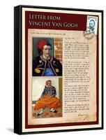 Letter from Vincent: Zouave-Vincent van Gogh-Framed Stretched Canvas