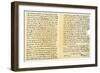 Letter from William Cowper to William Unwin, 31st October 1779-William Cowper-Framed Giclee Print