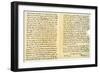 Letter from William Cowper to William Unwin, 31st October 1779-William Cowper-Framed Giclee Print