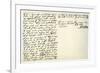 Letter from William Penn to Colonel Henry Sydney, 29th March 1681-William Penn-Framed Giclee Print