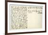 Letter from William Penn to Colonel Henry Sydney, 29th March 1681-William Penn-Framed Giclee Print