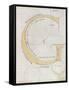 Letter G, Alphabet-null-Framed Stretched Canvas