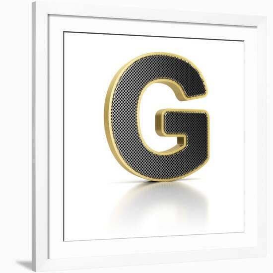 Letter G-badboo-Framed Art Print