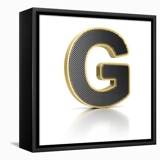 Letter G-badboo-Framed Stretched Canvas
