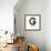 Letter G-badboo-Framed Art Print displayed on a wall