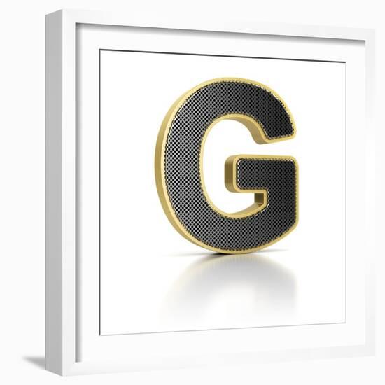 Letter G-badboo-Framed Art Print