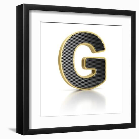 Letter G-badboo-Framed Art Print