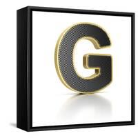 Letter G-badboo-Framed Stretched Canvas