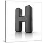 Letter H-badboo-Stretched Canvas