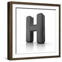 Letter H-badboo-Framed Art Print