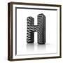 Letter H-badboo-Framed Art Print