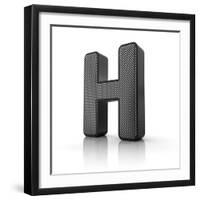 Letter H-badboo-Framed Art Print