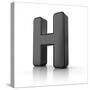 Letter H-badboo-Stretched Canvas
