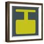 Letter I Yellow-NaxArt-Framed Art Print