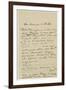 Letter (Ink on Paper)-Claude Monet-Framed Giclee Print