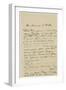 Letter (Ink on Paper)-Claude Monet-Framed Giclee Print