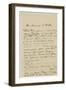 Letter (Ink on Paper)-Claude Monet-Framed Premium Giclee Print