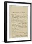 Letter (Ink on Paper)-Claude Monet-Framed Premium Giclee Print