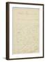 Letter (Ink on Paper)-Claude Monet-Framed Giclee Print