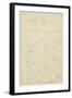 Letter (Ink on Paper)-Claude Monet-Framed Giclee Print