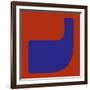 Letter J Blue-NaxArt-Framed Art Print