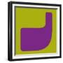 Letter J Purple-NaxArt-Framed Premium Giclee Print