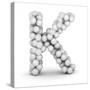 Letter K, From Voleyballs-iunewind-Stretched Canvas