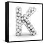 Letter K, From Voleyballs-iunewind-Framed Stretched Canvas