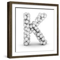 Letter K, From Voleyballs-iunewind-Framed Premium Giclee Print