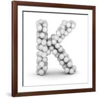 Letter K, From Voleyballs-iunewind-Framed Premium Giclee Print