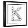 Letter K, From Voleyballs-iunewind-Framed Art Print