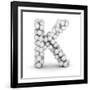 Letter K, From Voleyballs-iunewind-Framed Art Print