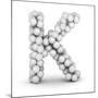 Letter K, From Voleyballs-iunewind-Mounted Art Print