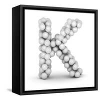 Letter K, From Voleyballs-iunewind-Framed Stretched Canvas