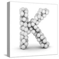 Letter K, From Voleyballs-iunewind-Stretched Canvas