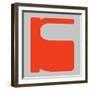 Letter K Orange-NaxArt-Framed Art Print