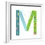 Letter M of the Latin Alphabet Funny Cartoon ABC for Children. for Children Boys and Girls with Cit-Popmarleo-Framed Premium Giclee Print