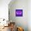 Letter M Purple-NaxArt-Art Print displayed on a wall