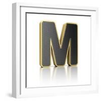 Letter M-badboo-Framed Art Print