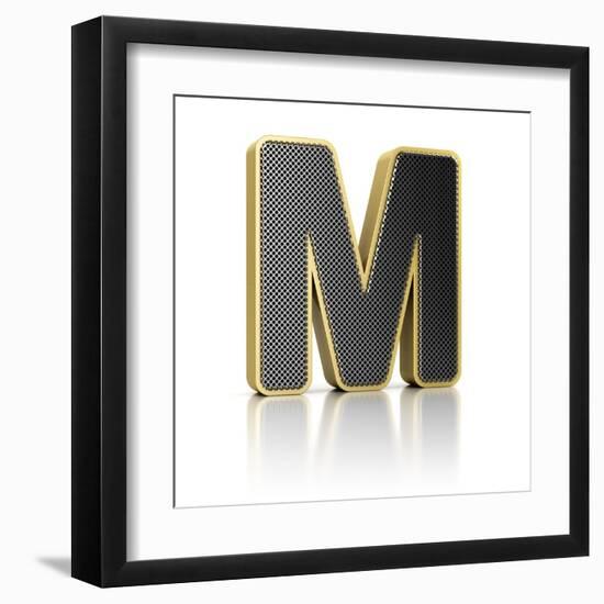 Letter M-badboo-Framed Art Print