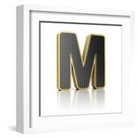 Letter M-badboo-Framed Art Print