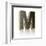 Letter M-badboo-Framed Art Print