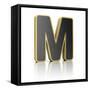 Letter M-badboo-Framed Stretched Canvas