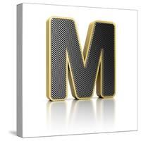 Letter M-badboo-Stretched Canvas