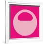 Letter O Pink-NaxArt-Framed Art Print