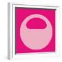 Letter O Pink-NaxArt-Framed Art Print