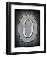 Letter O-LightBoxJournal-Framed Giclee Print