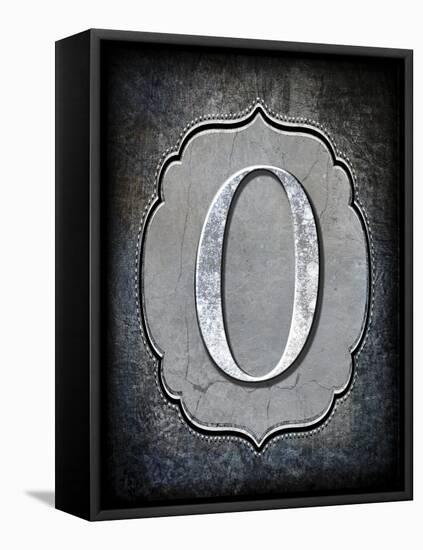 Letter O-LightBoxJournal-Framed Stretched Canvas