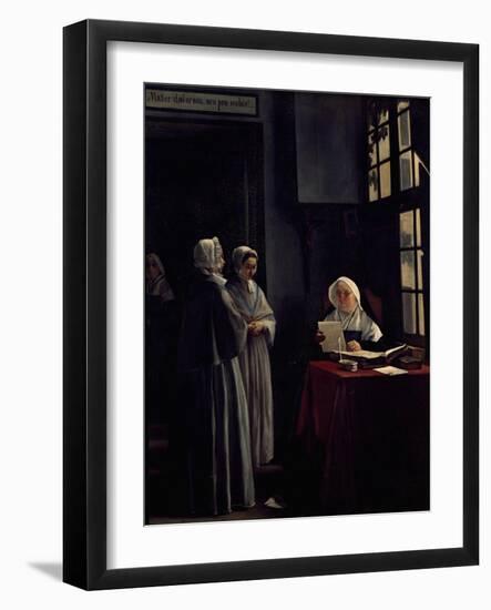 Letter of Recommendation-Francois Bonvin-Framed Giclee Print