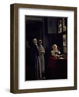 Letter of Recommendation-Francois Bonvin-Framed Giclee Print